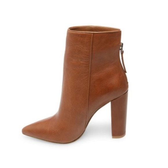 Steve Madden Shoes - Steve Madden Trista Cognac Booties 5.5 NWB